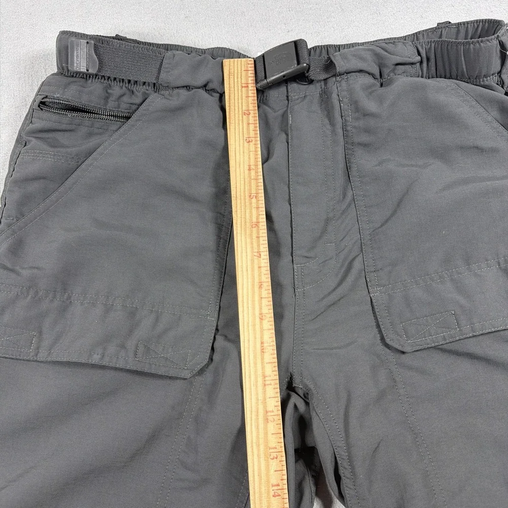 The North Face Pants Mens 32x29 Gray Convertible Cargo Nylon Hiking Travel